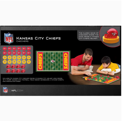 Kansas City Chiefs Checkers Board Game