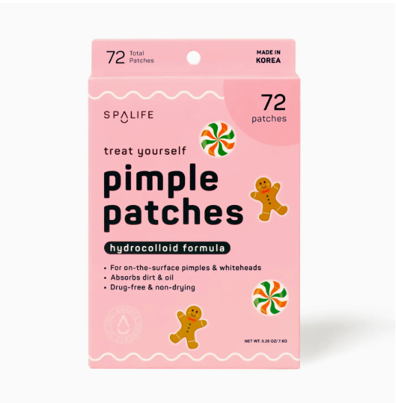 Christmas Holiday Gingerbread & Candies Pimple Patches 72 Ct