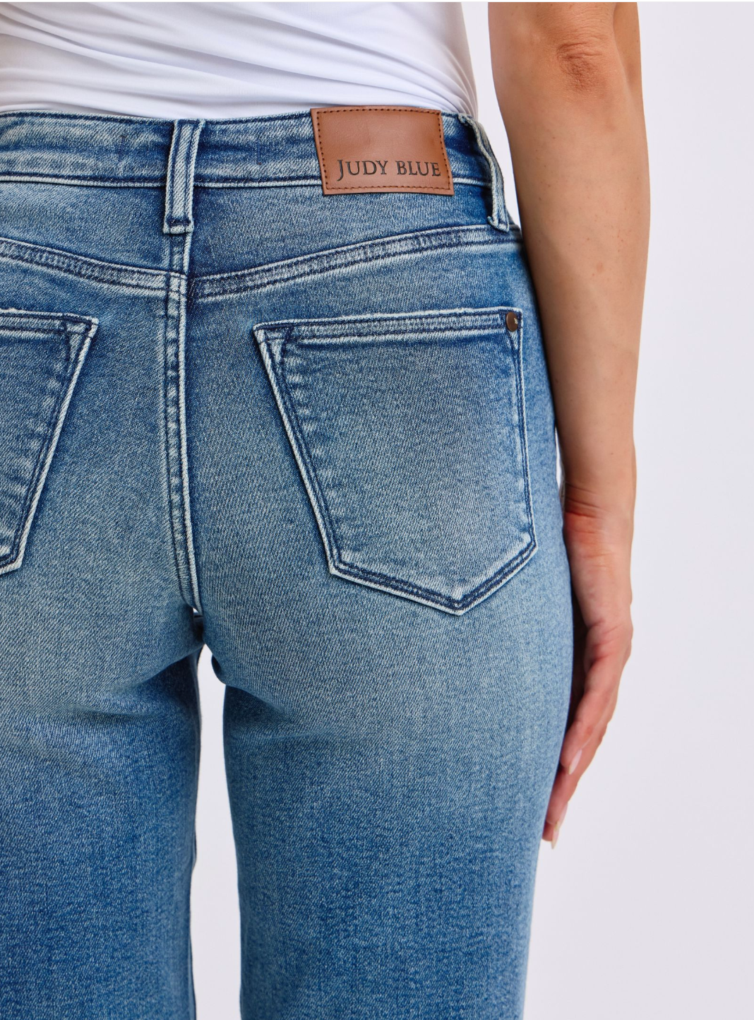 Kenzie Mid Waist Dad Jean Judy Blues