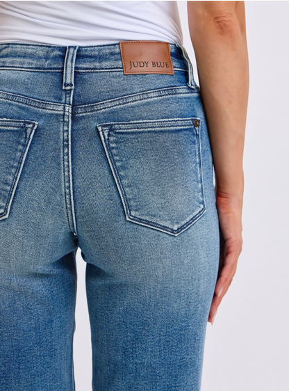 Kenzie Mid Waist Dad Jean Judy Blues