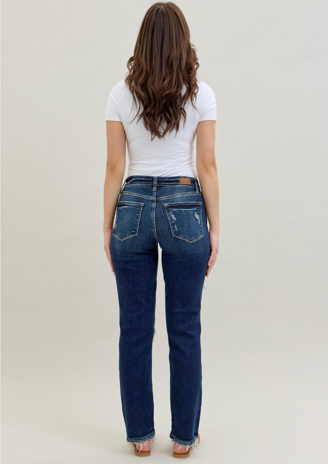 Darla Mid Rise Straight Judy Blue Jeans