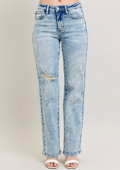 Whitney High Waist Straight Judy Blue Jeans