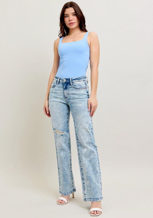 Whitney High Waist Straight Judy Blue Jeans