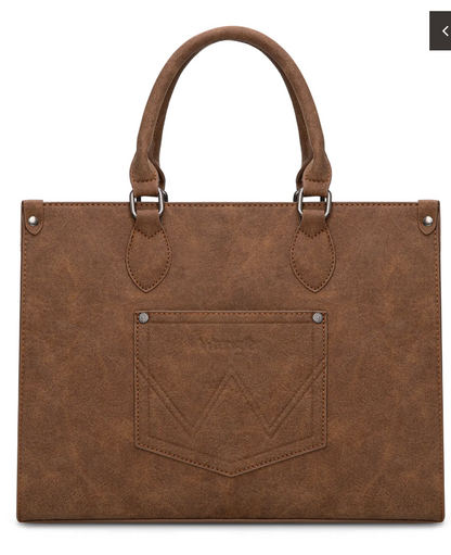 Wrangler Leopard Print Wide Tote Bag/Crossbody