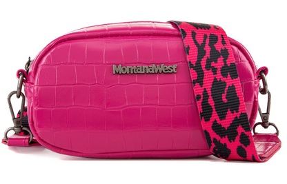 Montana West Small Croc Print Crossbody Bag