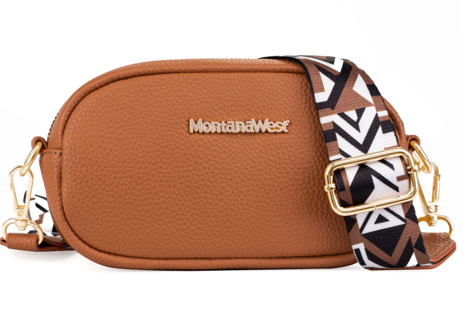 Montana West Small Croc Print Crossbody Bag