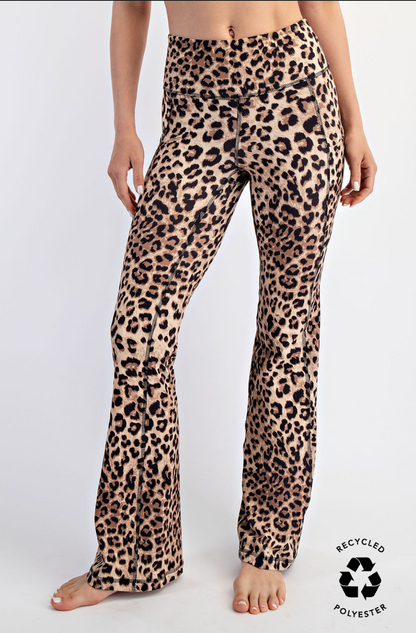 Leopard Flare Leggings