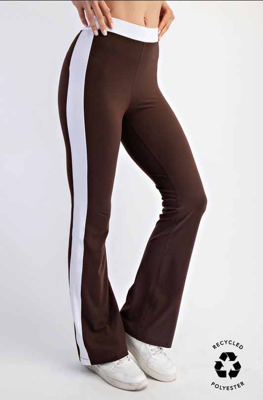 Butter Stripe Flare Leggings