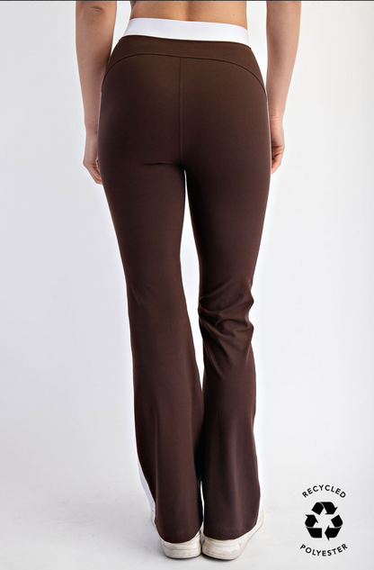 Butter Stripe Flare Leggings