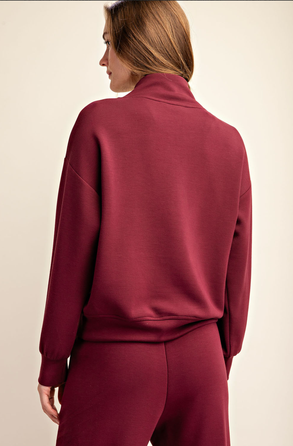 Modal Scuba Luxe V-Neck Jacket