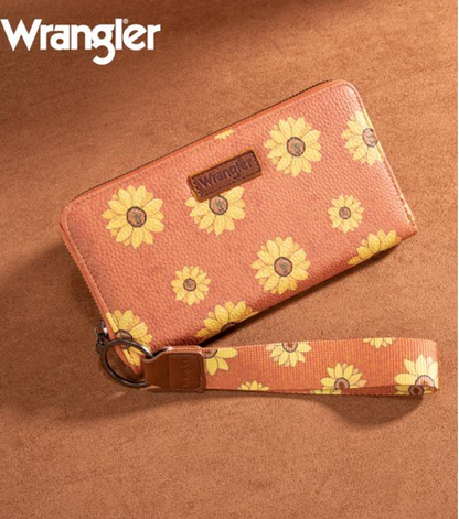 Wrangler Sunflower Print Wallet