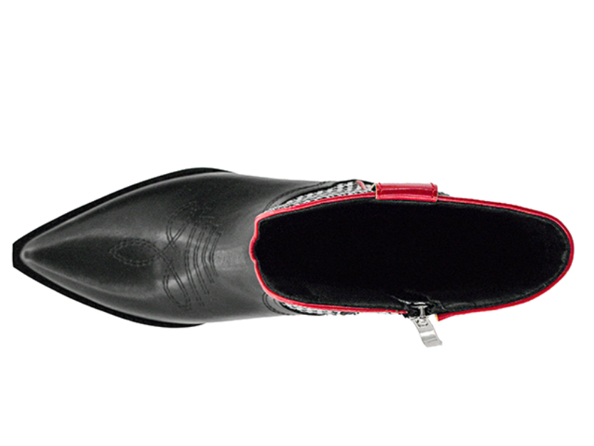 Corky's Somebody's Problem- Black/White Houndstooth