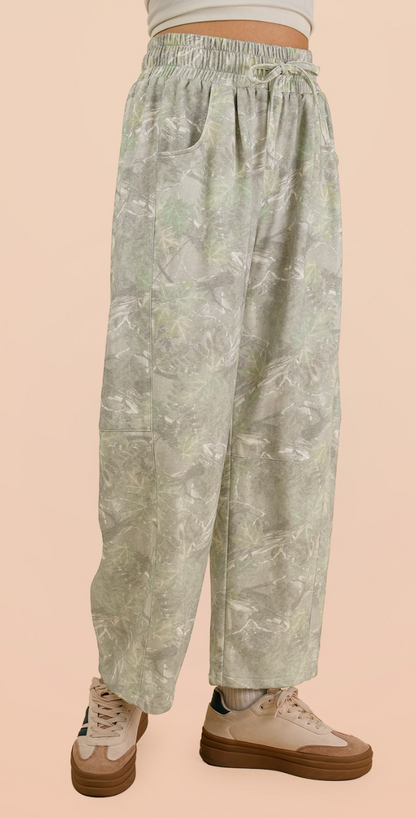 *Camo Barrel Pants