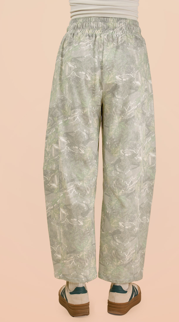 *Camo Barrel Pants