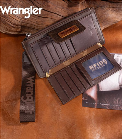 Wrangler Sunflower Card Wallet Wristlet