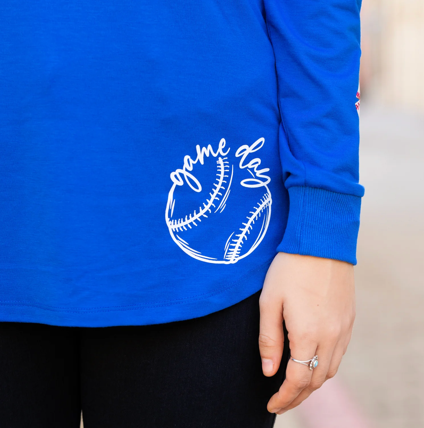 Baseball Long Sleeve Top