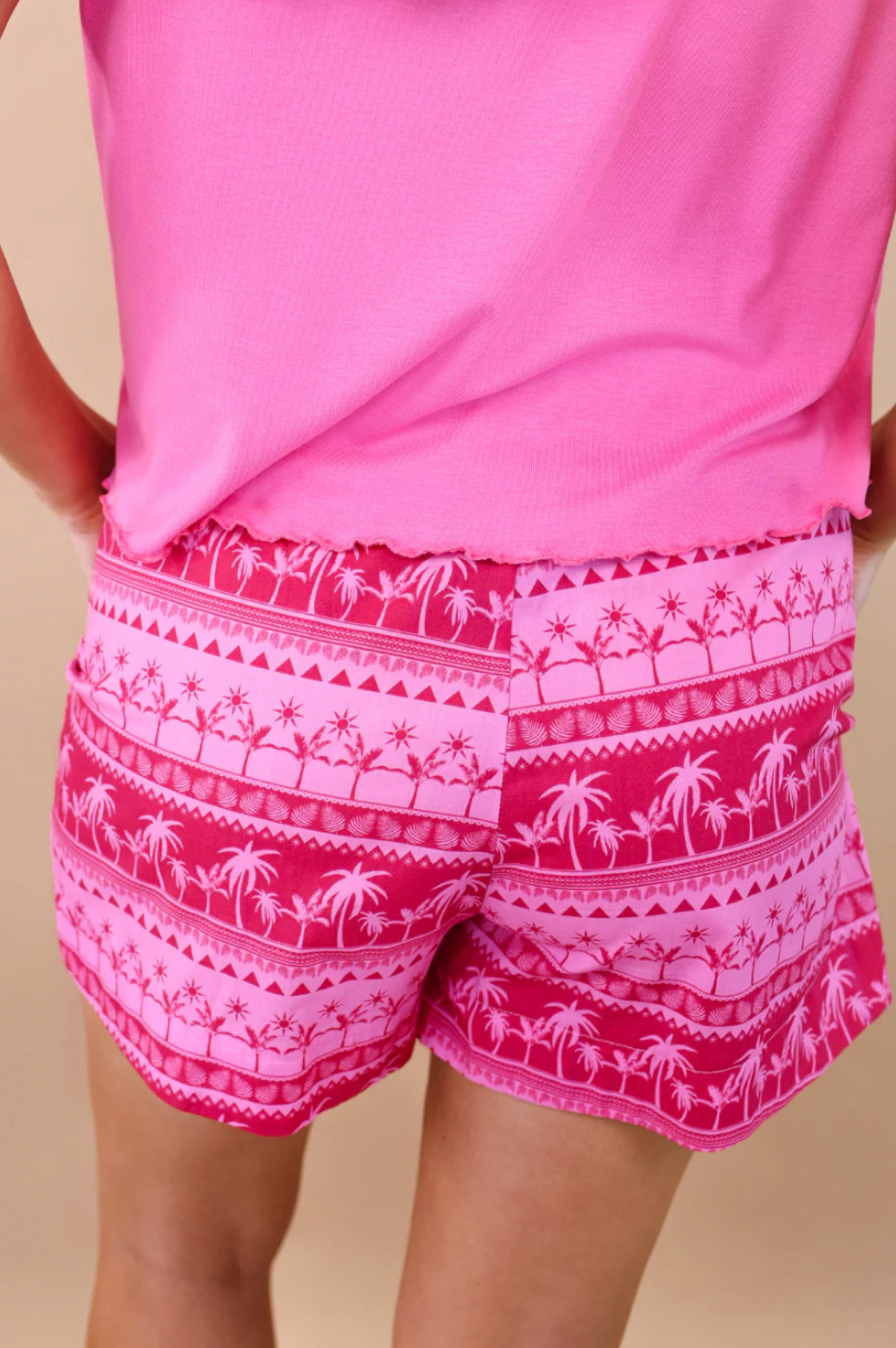 Pink Tropical Shorts