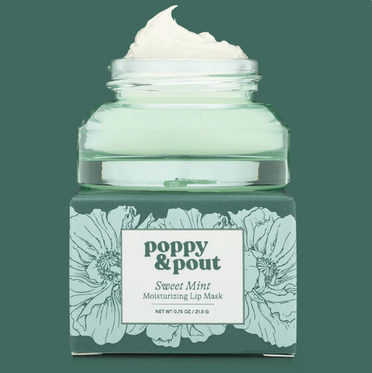 Poppy & Pout Lip Mask- Sweet Mint