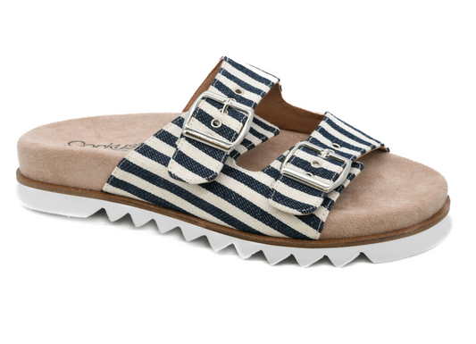 Corky's Dash Sandals-Navy