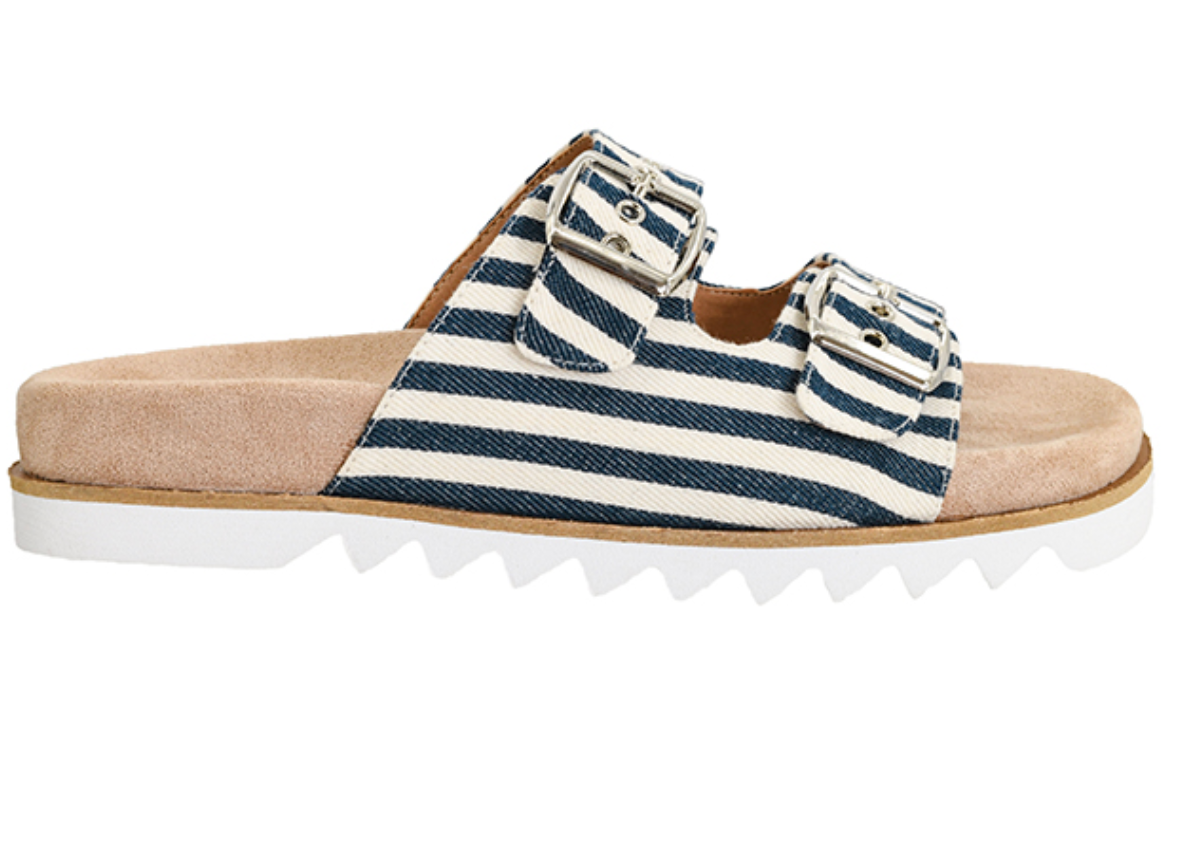 Corky's Dash Sandals-Navy