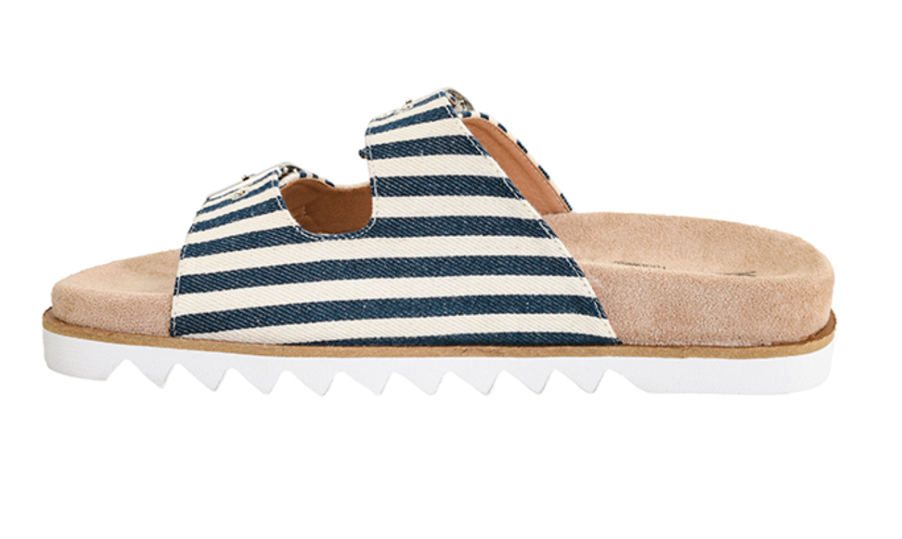 Corky's Dash Sandals-Navy