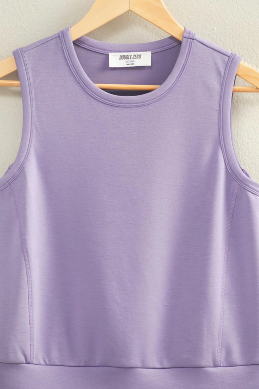 Purple Sleeveless top