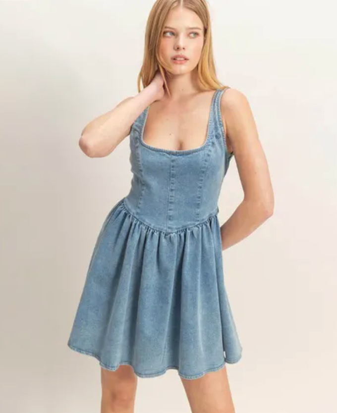 Denim Mini Dress