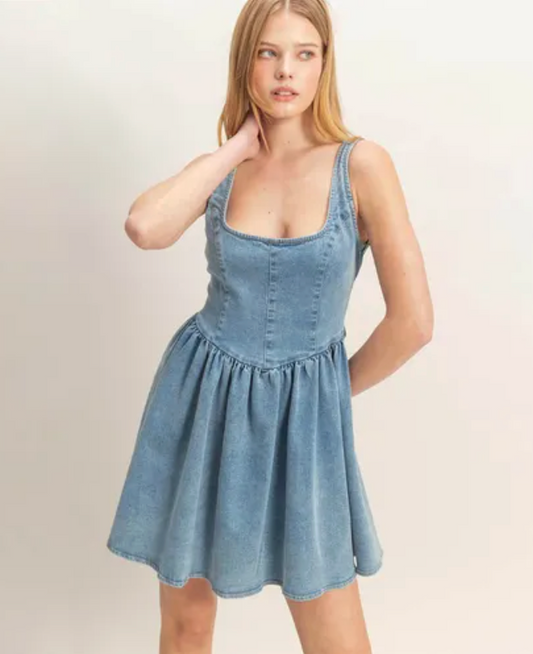 Denim Mini Dress