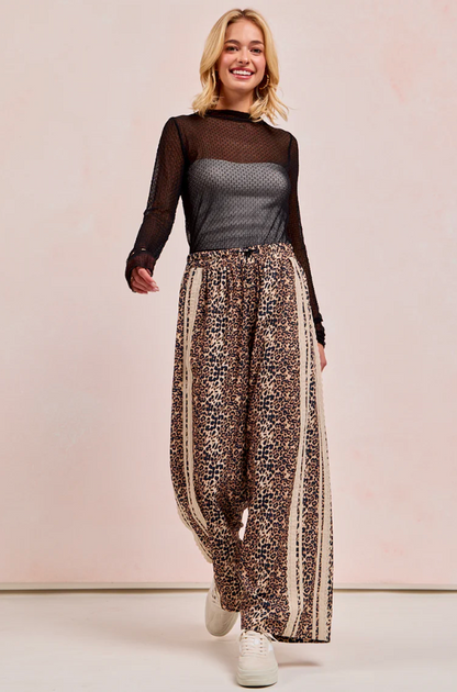Leopard Track Pant
