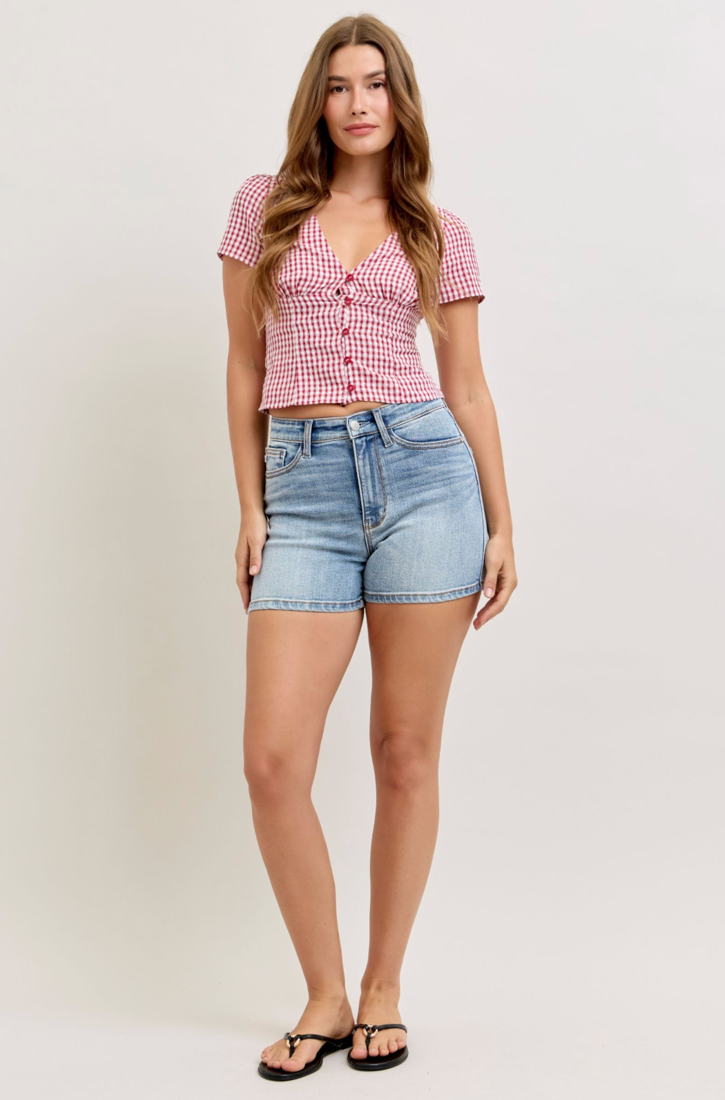 Basic Girlie Judy Blue Shorts