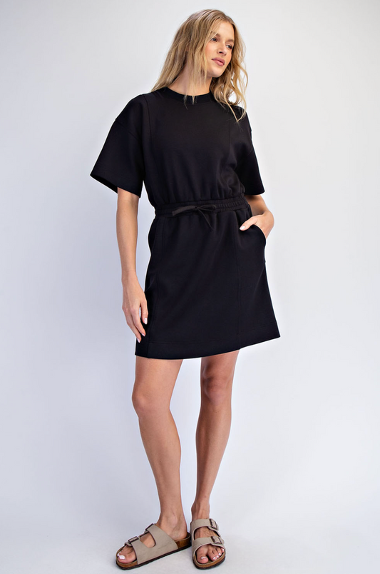 Modal Luxe Short Sleeve Dress
