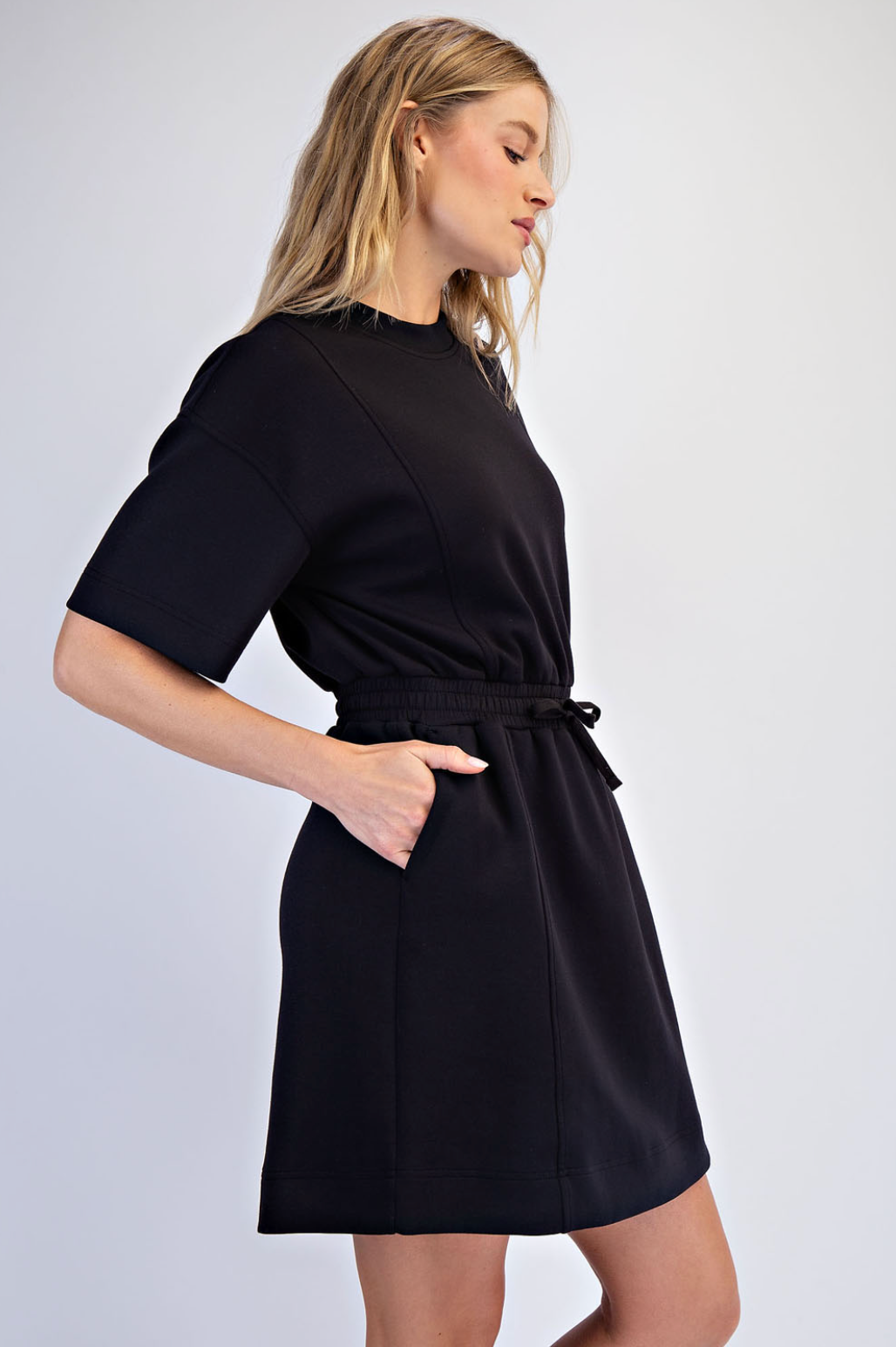 Modal Luxe Short Sleeve Dress