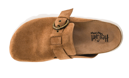 Corky's Tardy - Tobacco Faux Suede