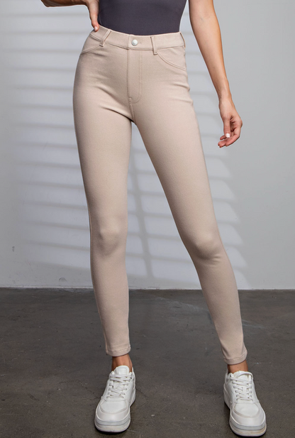 Khaki Jeggings
