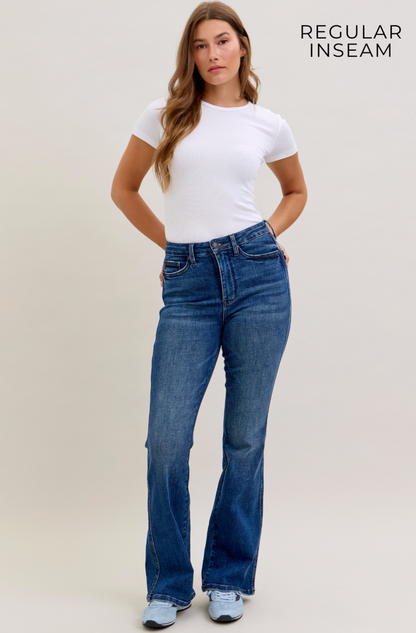 Ella HW Bootcut Judy Blue Jeans- Short & Regular Inseam