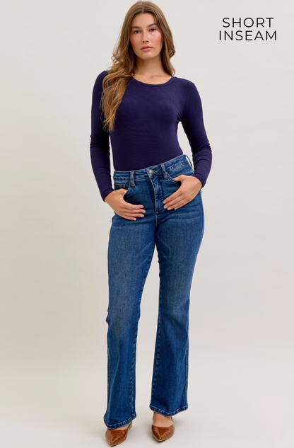 Ella HW Bootcut Judy Blue Jeans- Short & Regular Inseam