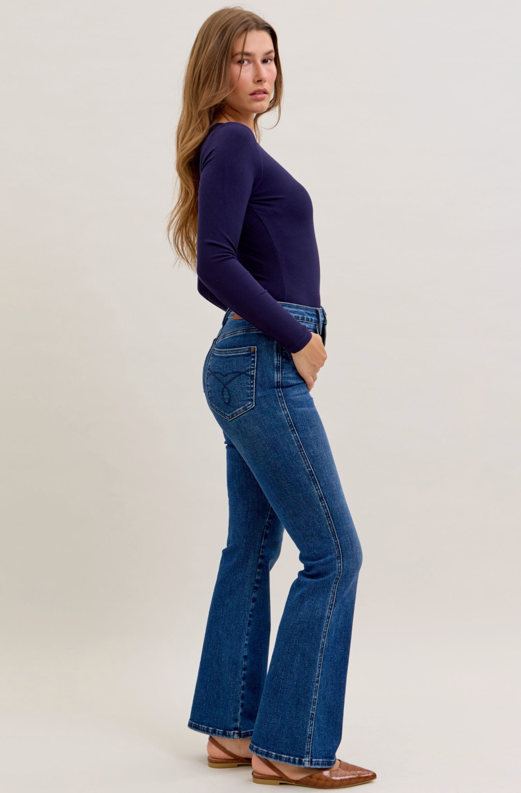 Ella HW Bootcut Judy Blue Jeans- Short & Regular Inseam