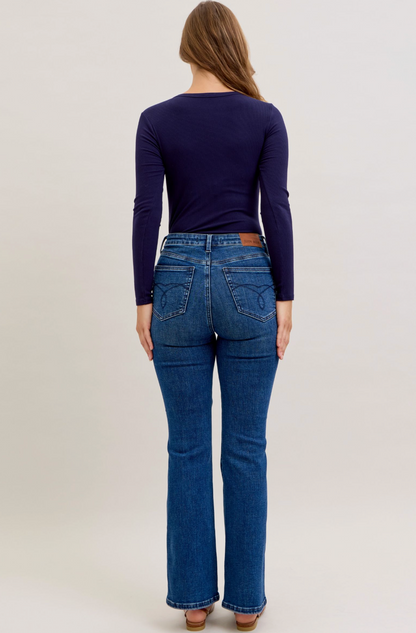Ella HW Bootcut Judy Blue Jeans- Short & Regular Inseam