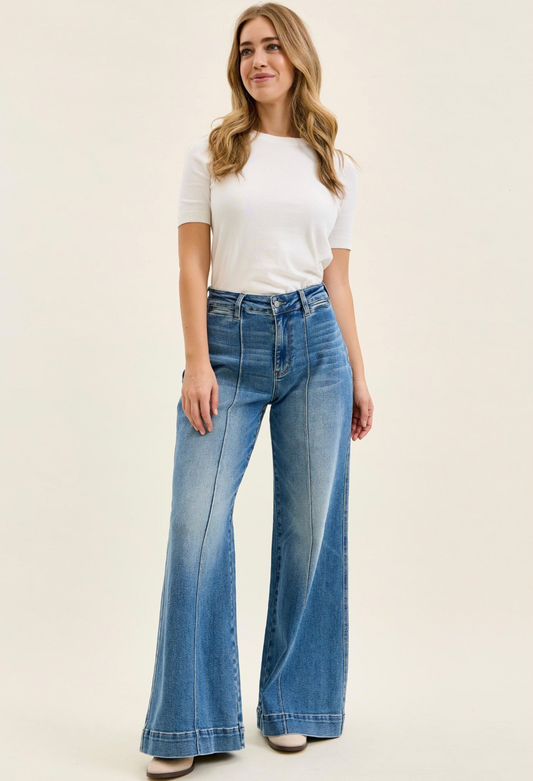 Liza High Waist Palazzo Judy Blue Jeans
