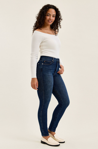 Sienna High Waist Bandana Skinny Judy Blue Jeans