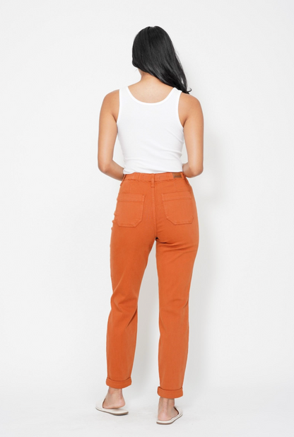 Autumn High Waist Judy Blue Jogger Jeans