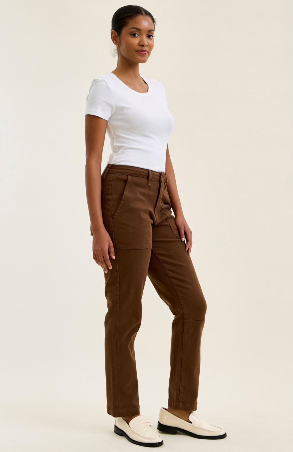 Mahogany High Waist Judy Blue Aurora Weekender Jeans