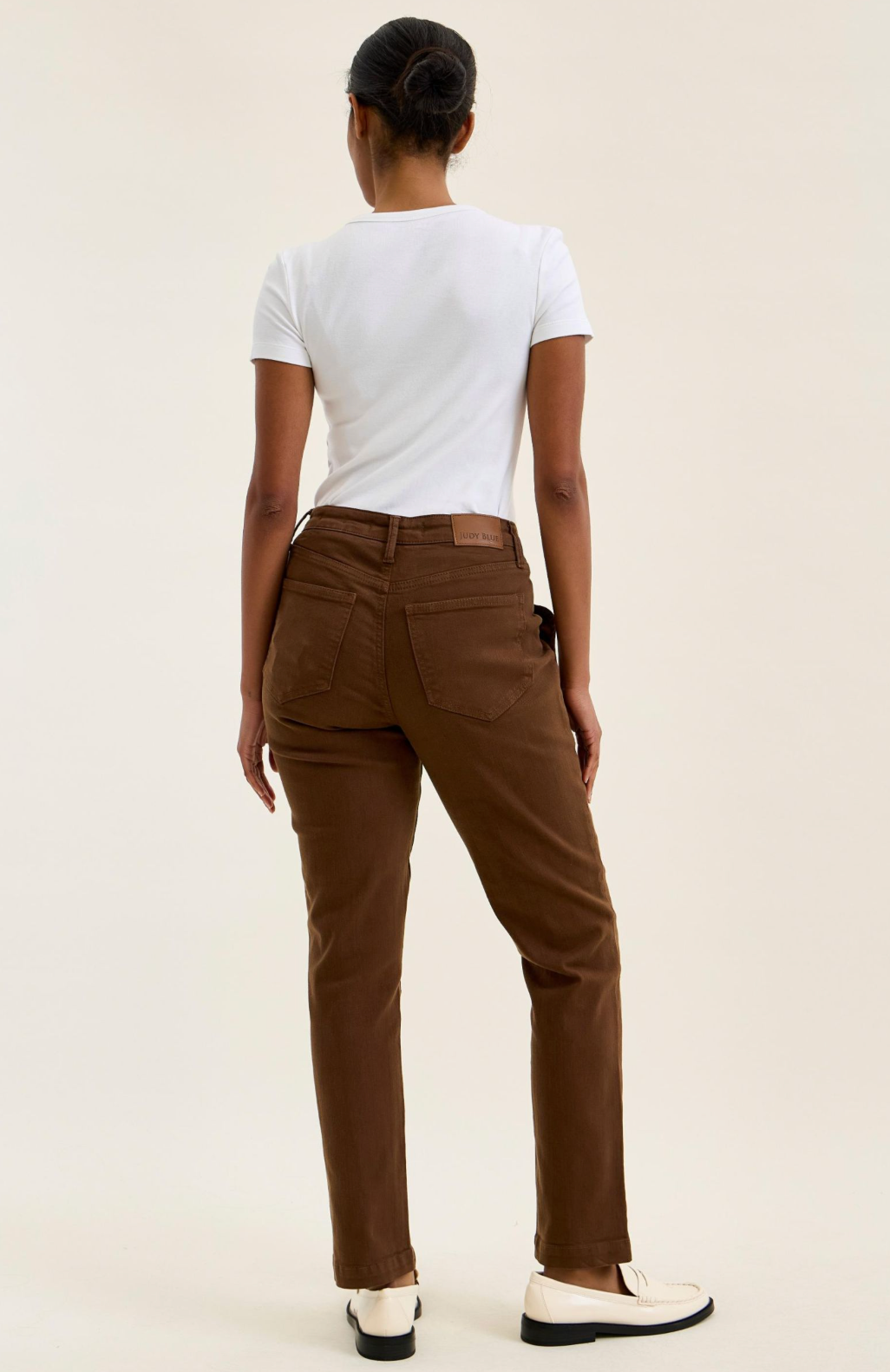 Mahogany High Waist Judy Blue Aurora Weekender Jeans