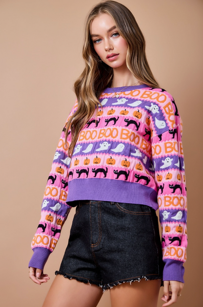 Colorful Halloween Sweater