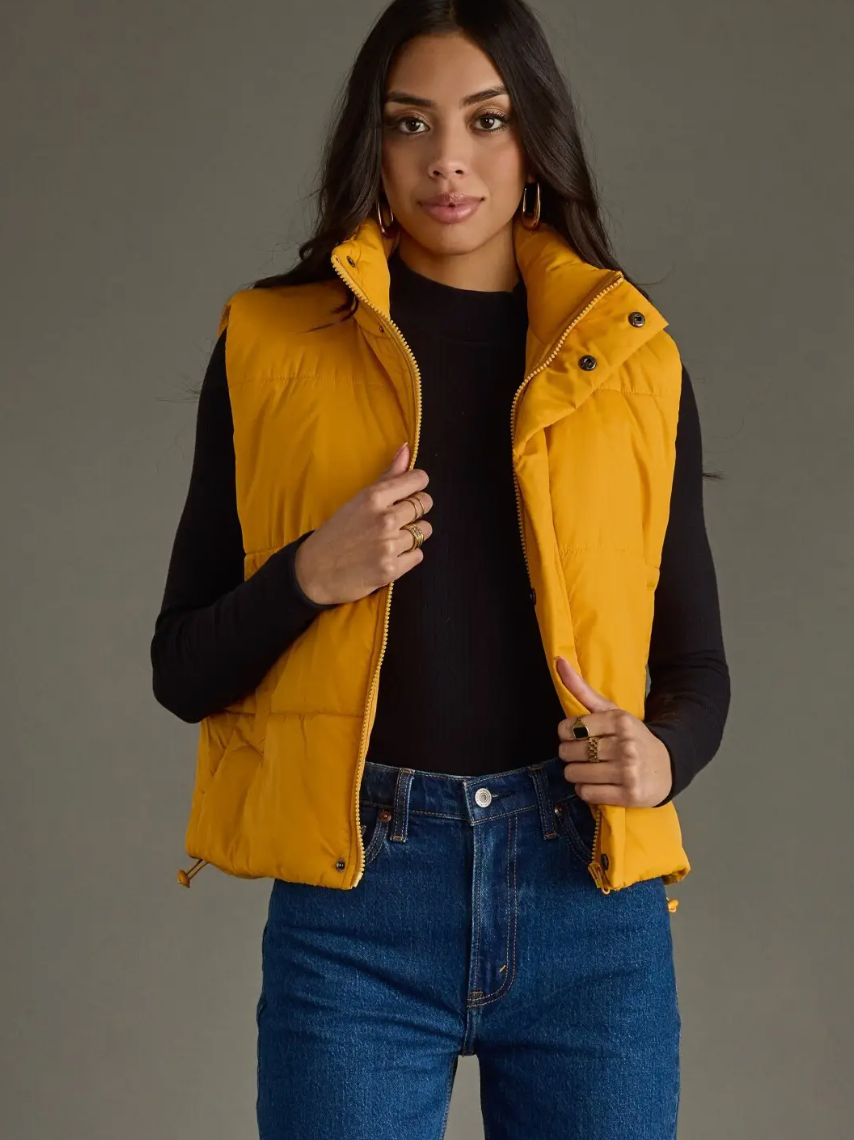 Gameday Mustard Vest