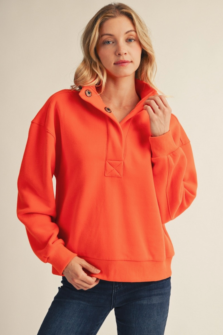 Fleece Lined Casual Top