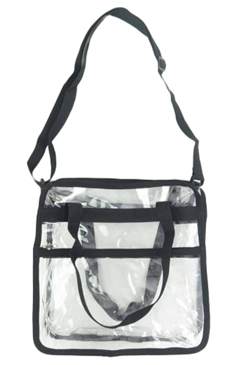 Clear Single Zip Crossbody Liberty Bag