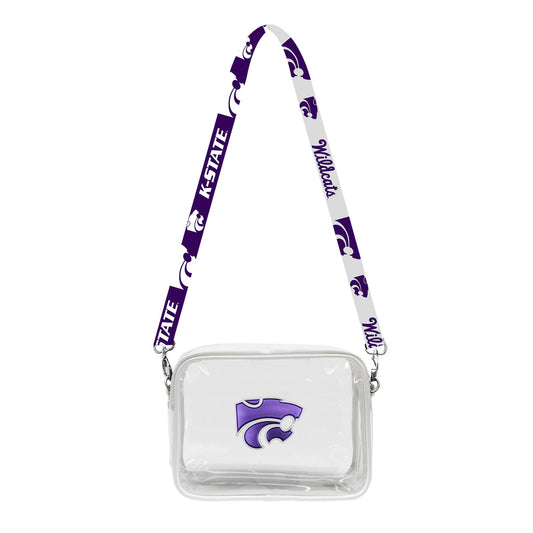 NCAA Kansas State Wildcats Clear Fanny Fan Purse