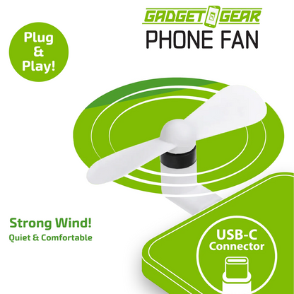 USB-C Cell Phone Fan Attachment
