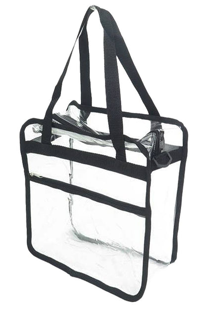 Clear Single Zip Crossbody Liberty Bag